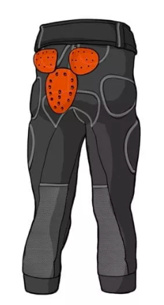 XION PROTECTIVE GEAR BERMUDA FREERIDE Uni 5 XION PROTECTIVE GEAR BERMUDA FREERIDE Uni - Afbeelding 3