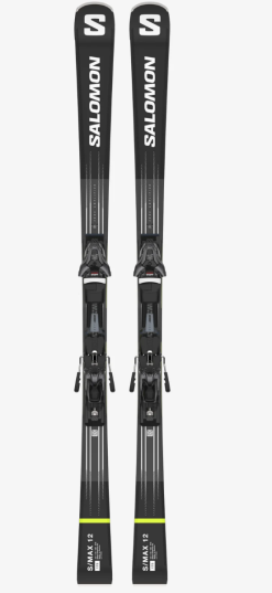 SALOMON S/MAX 12 + Z12 Black / Acid Green / White