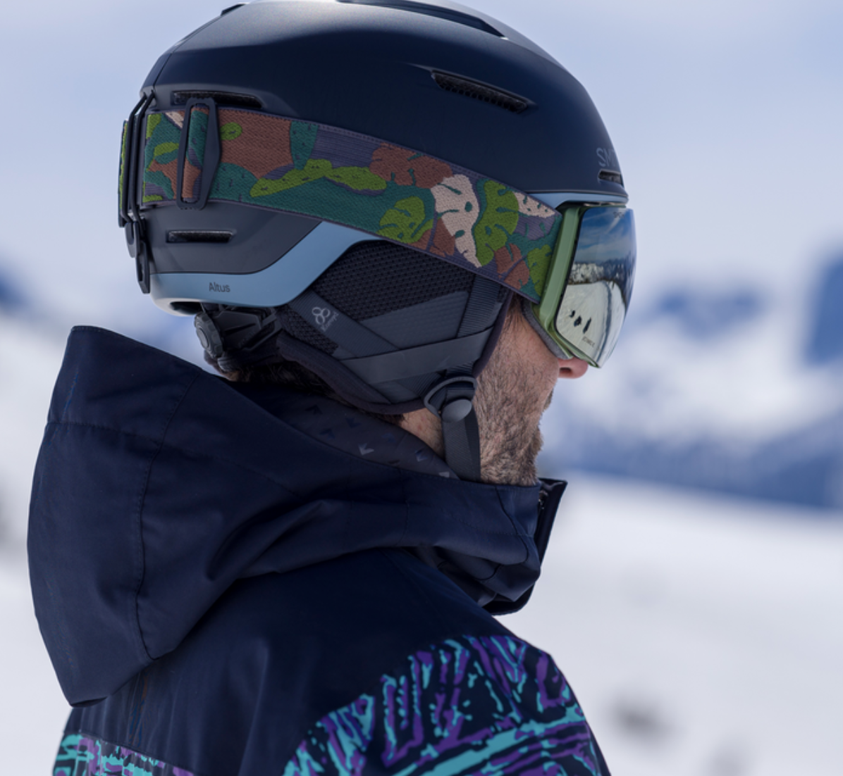 SMITH I/O MAG XL Olive Plant Camo Sun Black 9 SMITH I/O MAG XL Olive Plant Camo Sun Black - Afbeelding 7